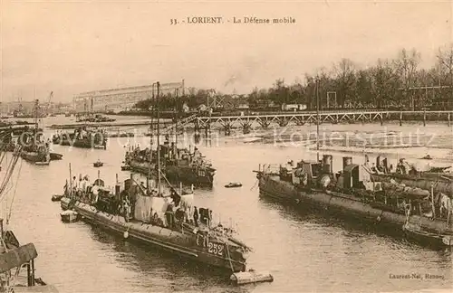 AK / Ansichtskarte Lorient_Morbihan_Bretagne Defense Mobile Lorient_Morbihan_Bretagne