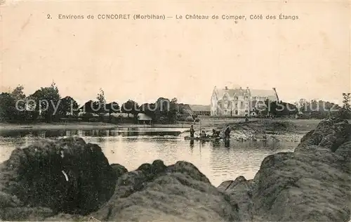 AK / Ansichtskarte Concoret Chateau de Comper  Concoret