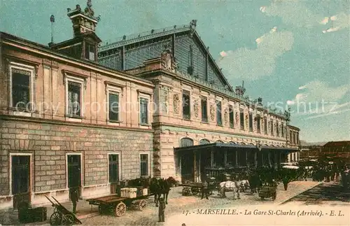 AK / Ansichtskarte Marseille_Bouches du Rhone Gare St Charles  Marseille
