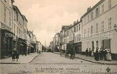 AK / Ansichtskarte Rochefort_sur_Mer Rue Grimaux Rochefort_sur_Mer