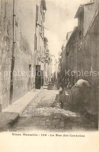 AK / Ansichtskarte Vieux_Marseille Rue des Cordelles 