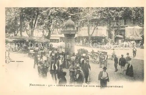 AK / Ansichtskarte Marseille_Bouches du Rhone Cours Saint Louis Marseille