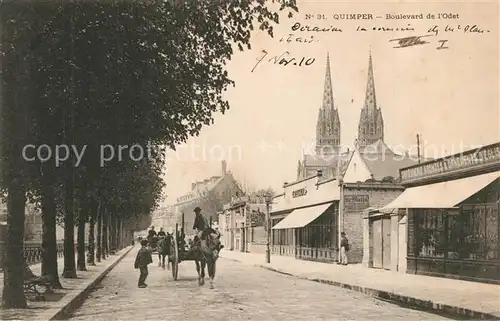 AK / Ansichtskarte Quimper Boulevard de l Odet Quimper