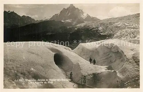 AK / Ansichtskarte Chamonix Grotte du Glacier des Bossons Chamonix