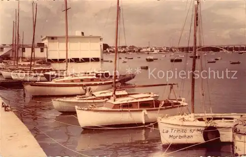 AK / Ansichtskarte Plouhinec_Morbihan Port Bateaux Voiliers Plouhinec Morbihan