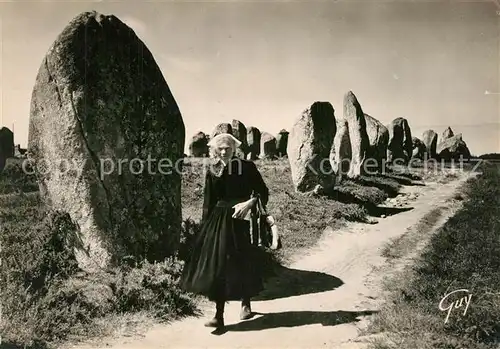 AK / Ansichtskarte Carnac_Morbihan Alignements megalithiques de Kermorio Carnac Morbihan
