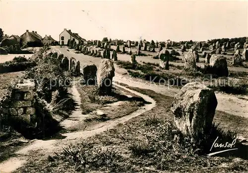 AK / Ansichtskarte Carnac_Morbihan Alignements de Menee Carnac Morbihan