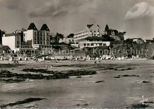 AK / Ansichtskarte Le_Pouldu Plage des Grands Sables et ses hotels Le_Pouldu