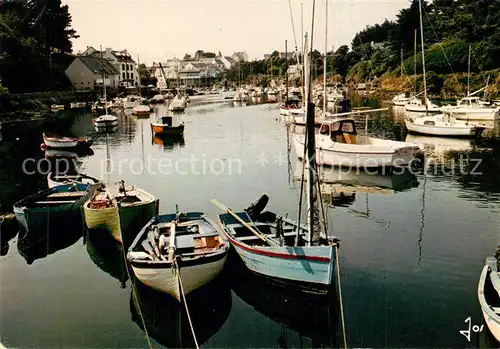AK / Ansichtskarte Clohars Carnoet Port de Doelan Bateaux Voiliers Clohars Carnoet