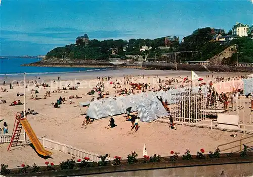 AK / Ansichtskarte Dinard_Ille_et_Vilaine_Bretagne Plage de l Ecluse Dinard_Ille