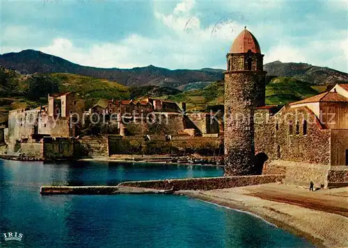 AK / Ansichtskarte Collioure Eglise Chateau des Templiers Collioure