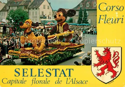 AK / Ansichtskarte Selestat_Bas_Rhin_Elsass Corso Fleuri Selestat_Bas_Rhin_Elsass