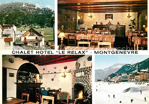 AK / Ansichtskarte Montgenevre Chalet Hotel Le Relax en hiver et en ete Alpes Montgenevre