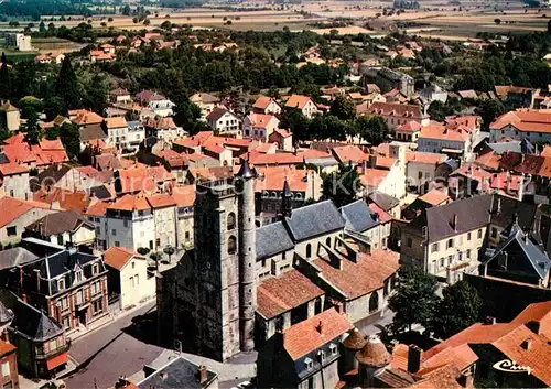 AK / Ansichtskarte Gannat Eglise Sainte Croix vue aerienne Gannat