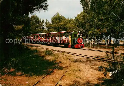 AK / Ansichtskarte Saint Trojan les Bains Petit train touristique en gare de Gatseau Saint Trojan les Bains