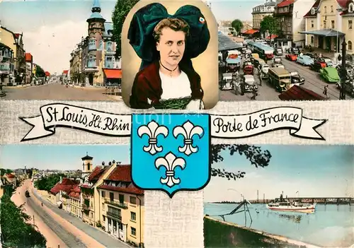 AK / Ansichtskarte Saint Louis_Elsass Divers aspects de la ville Costumes Saint Louis Elsass
