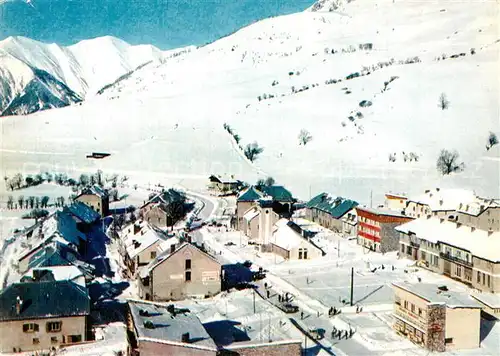 AK / Ansichtskarte Larche_Alpes de Haute Provence Vue aerienne dans la Rochaille Alpes en hiver Larche