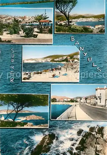 AK / Ansichtskarte Banyuls sur Mer Vue generale Plage Jetee Nouvelle Route Banyuls sur Mer