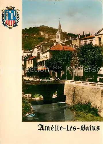 AK / Ansichtskarte Amelie les Bains Palalda Eglise et le fort Amelie les Bains Palalda