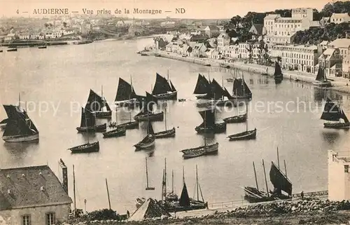 AK / Ansichtskarte Audierne Hafen Segelboote Audierne