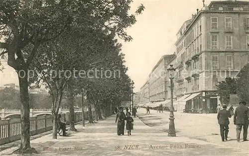 AK / Ansichtskarte Nice_Alpes_Maritimes Avenue Felix Faure Nice_Alpes_Maritimes