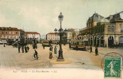 AK / Ansichtskarte Nice_Alpes_Maritimes La Place Massena Nice_Alpes_Maritimes