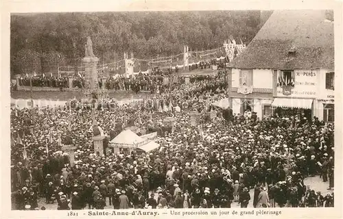 AK / Ansichtskarte Sainte Anne d_Auray Procession grand pelerinage Sainte Anne d Auray