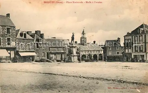 AK / Ansichtskarte Briouze Place Nationale Halle a l avoine Briouze