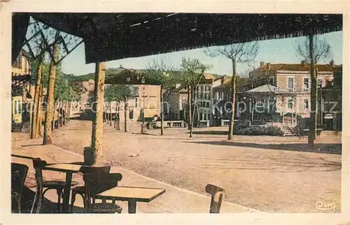 AK / Ansichtskarte Vic Fezensac Place de la Mairie Kiosque Vic Fezensac