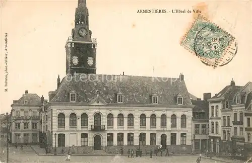 AK / Ansichtskarte Armentieres Hotel de Ville Armentieres