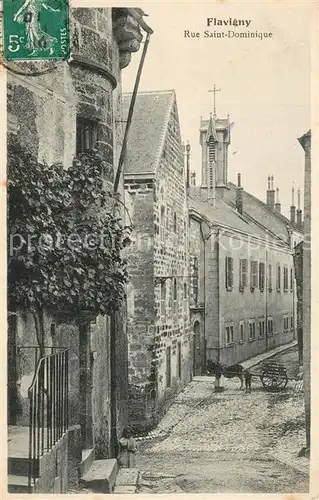 AK / Ansichtskarte Flavigny sur Ozerain Rue Saint Dominique Flavigny sur Ozerain