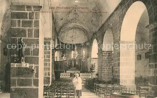 AK / Ansichtskarte Corneilla de Conflent Eglise Interieur Corneilla de Conflent