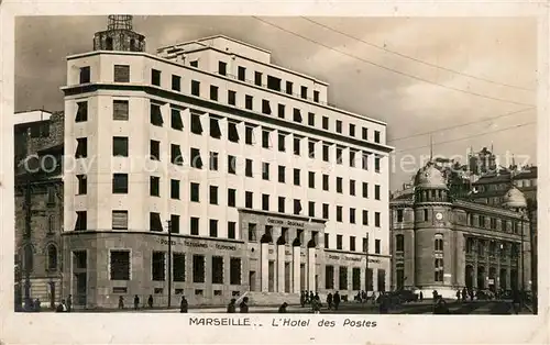 AK / Ansichtskarte Marseille_Bouches du Rhone Hotel des Postes Marseille