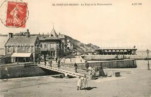 AK / Ansichtskarte Port en Bessin Pont Poissonnerie Port en Bessin