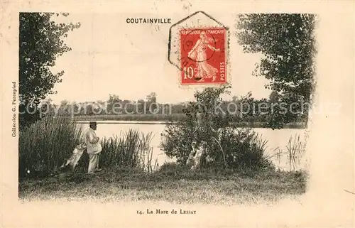 AK / Ansichtskarte Coutainville Mare de Lessay  Coutainville