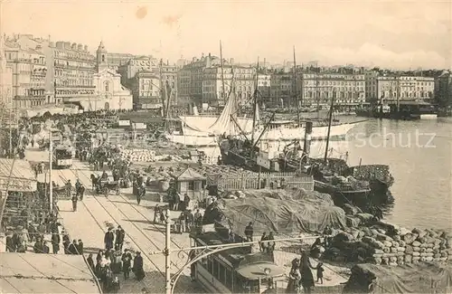 AK / Ansichtskarte Marseille_Bouches du Rhone Quai du Port  Marseille