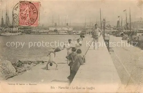 AK / Ansichtskarte Marseille_Bouches du Rhone Quai au Souffre  Marseille
