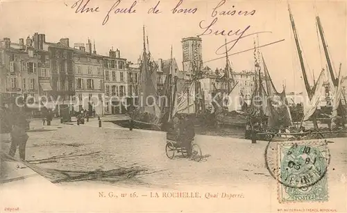 AK / Ansichtskarte La_Rochelle_Charente Maritime Quai Duperre La_Rochelle