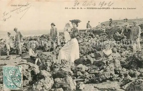 AK / Ansichtskarte Fouras_Charente Maritime Rochers du Cadoret  Fouras Charente Maritime