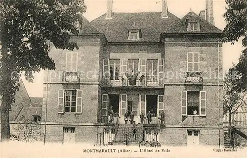 AK / Ansichtskarte Montmarault Hotel de Ville Montmarault