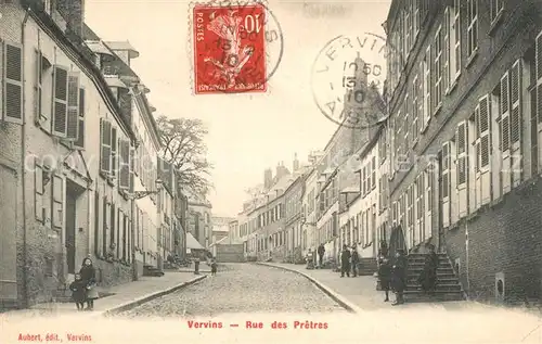 AK / Ansichtskarte Vervins Rue des Pretres Vervins