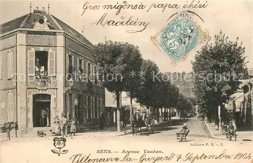 AK / Ansichtskarte Sens_Yonne Avenue Vauban Sens_Yonne