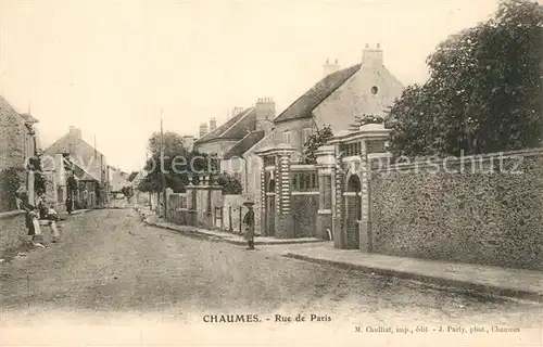 AK / Ansichtskarte Chaumes en Brie Rue de Paris Chaumes en Brie