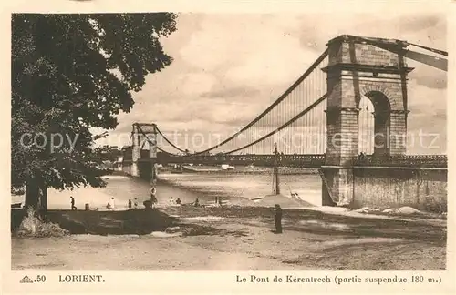 AK / Ansichtskarte Lorient_Morbihan_Bretagne Pont de Kerentrech Lorient_Morbihan_Bretagne