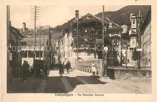 AK / Ansichtskarte Campo_Ligure Via Giuseppe Saracco 