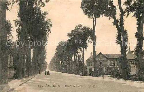 AK / Ansichtskarte Evreux Route de Caen Evreux