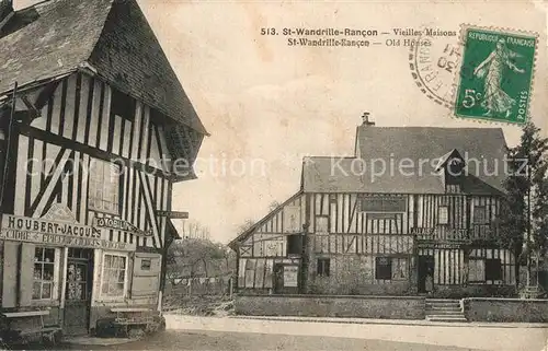 AK / Ansichtskarte Saint Wandrille Rancon Vieilles maisons Saint Wandrille Rancon