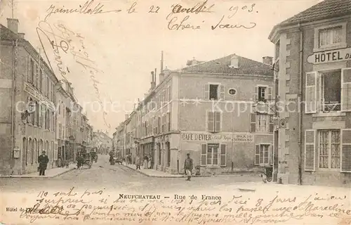 AK / Ansichtskarte Neufchateau_Vosges Rue de France Neufchateau Vosges