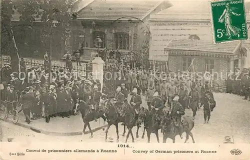 AK / Ansichtskarte Roanne_Loire Convoi de prisonniers allemands Grande Guerre 1. Weltkrieg Roanne Loire
