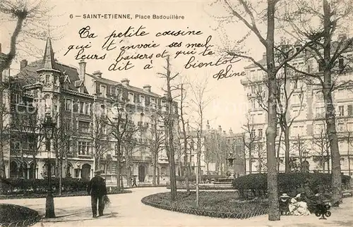 AK / Ansichtskarte Saint Etienne_Loire Place Badouillere Saint Etienne Loire
